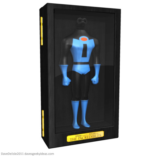 Incredibles Blu-Ray DVD Case Blue Suit