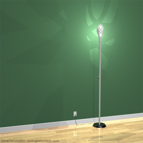 LOTR Gandalf Lamp 2011 Dave Delisle Floor Lamp