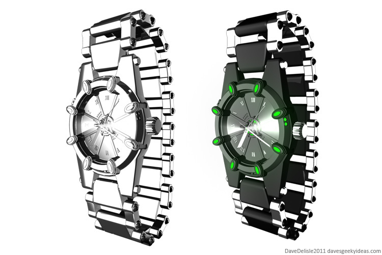 Geeky Wrist Watch Designs 2011 Dave Delisle