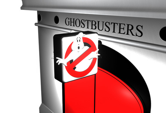 Ghostbusters Firehouse PC Case Tower Sign