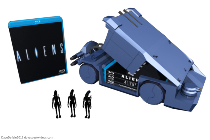 Aliens Blu-Ray Case davesgeekyideas