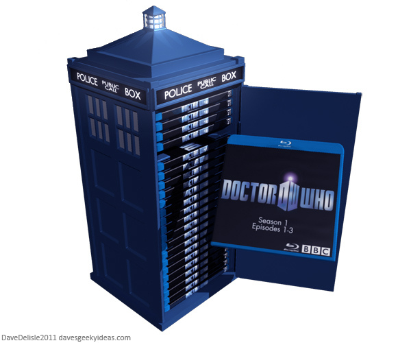 Tardis Blu-Ray DVD Case Doctor Who 2011 Dave Delisle