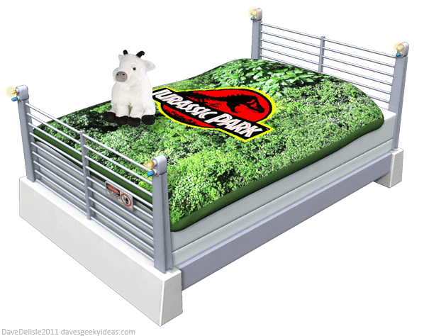Jurassic Park Bed Plush Goat Fences