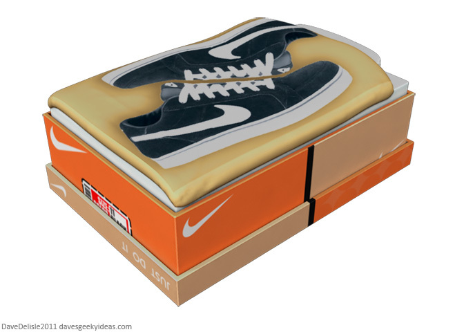 Nike shoebox bed shoe furniture 2011 Dave Delisle davesgeekyideas.com