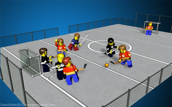 Street Hockey Court Oudoors Dave Delisle davesgeekyideas