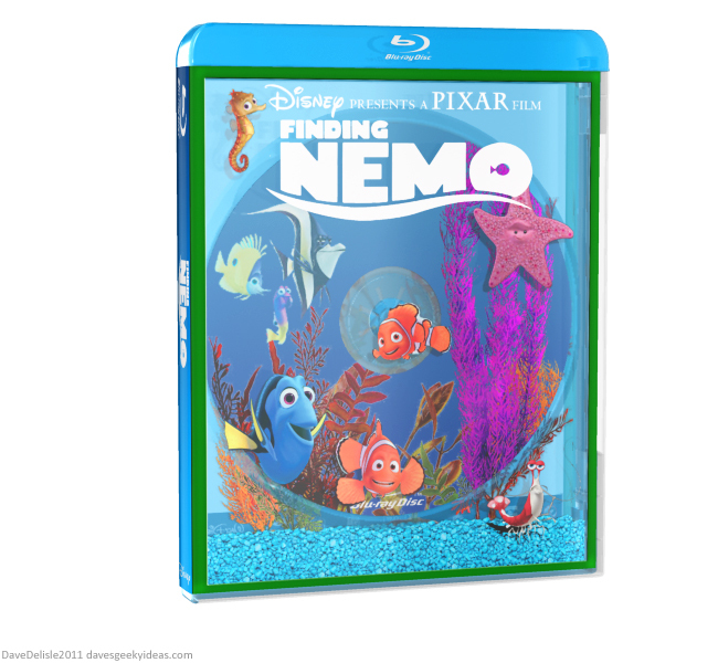 Finding Nemo Blu-Ray Case design by Dave Delisle