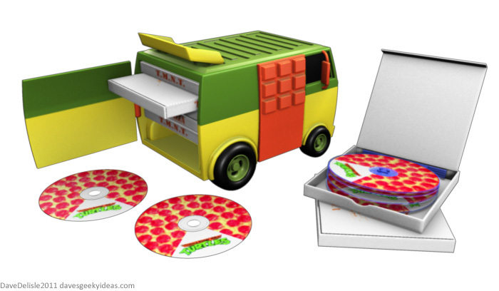 TMNT Party Wagon Blu-Ray Case