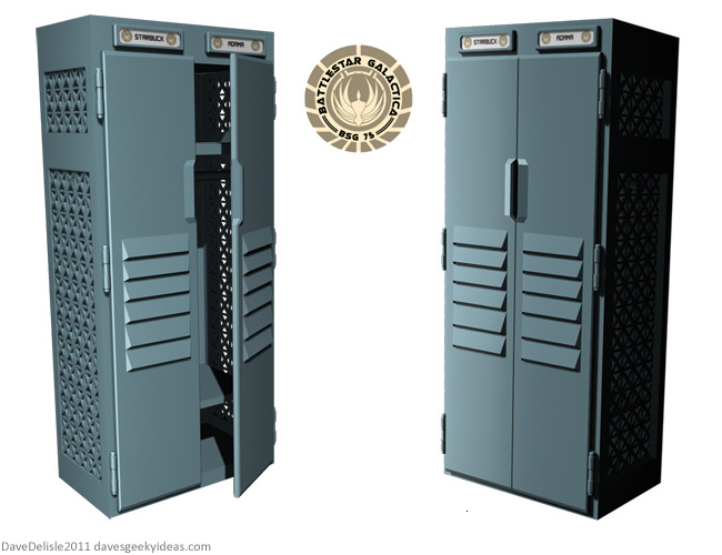 BSG Battlestar Galactica Locker Wardbrobe by Dave Delisle