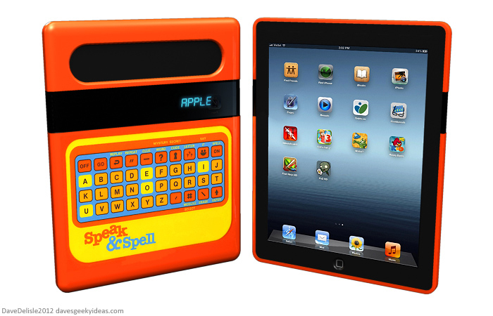 Speak and Spell iPad case by Dave Delisle