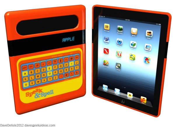 Speak And Spell iPad Cover 2012