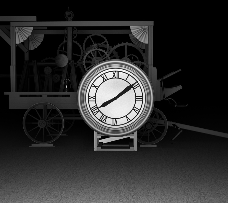 BTTF 3 Western Clock Photo Marty Doc 2012 Dave Delisle davesgeekyideas.com