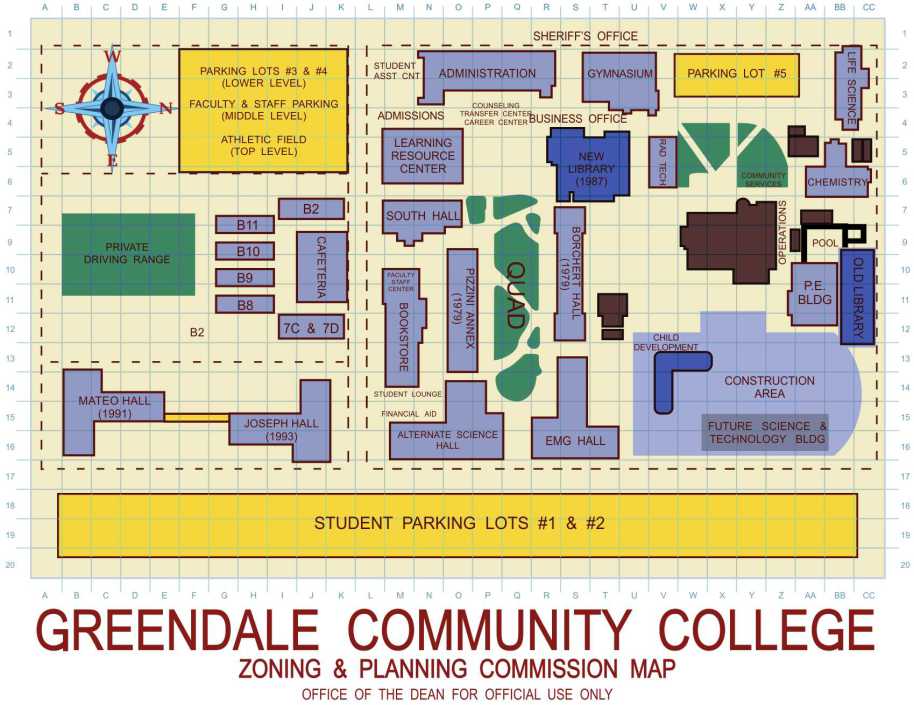 Community Greendale Map 2012 Zoning Commission Blueprint Dean Pelton's Office Dave Delisle davesgeekyideas.com