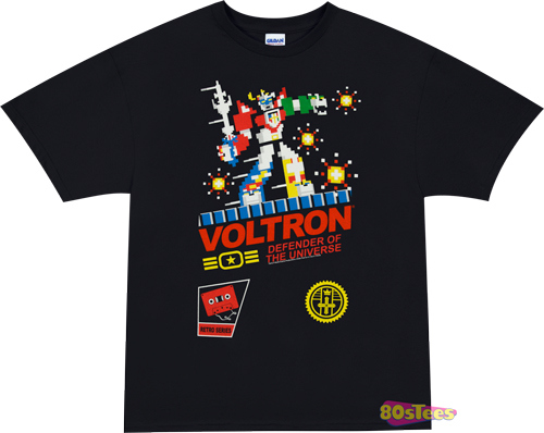 Voltron 8-Bit T-Shirt