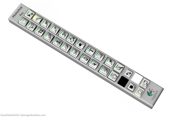 Photoshop keyboard by Dave's Geeky Ideas