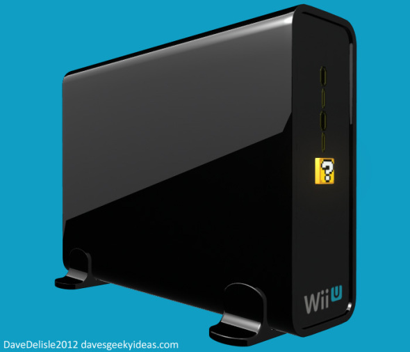 Wii U External Hard Drive USB Case Sata 2012 Dave Delisle davesgeekyideas.com 