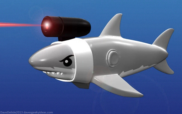 Shark with frikkin' laser beam on top of its head
