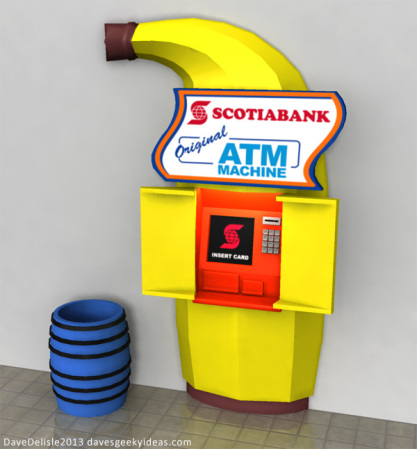 Bluth Banana Stand ATM Machine Dave Delisle davesgeekyideas.com