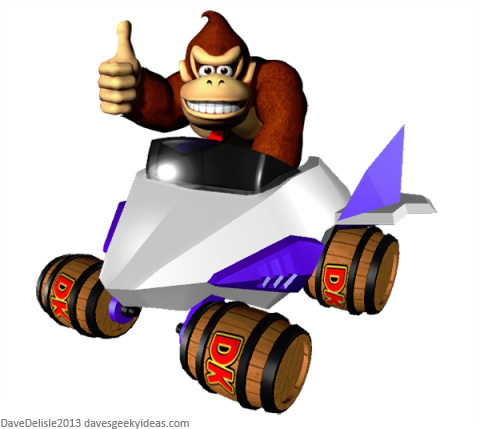 Donkey Kong Mario Kart 2013 davesgeekyideas.com