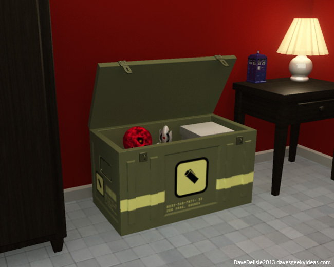 Half Life 2 Supply Crate Storage Trunk