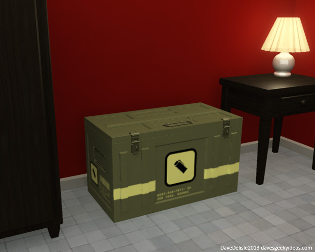 Half Life 2 Storage Chest Trunk Footlocker