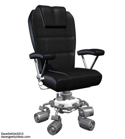 Mars Rover Office Chair Heavy Duty NASA furniture 2013 Dave Delisle davesgeekyideas.com