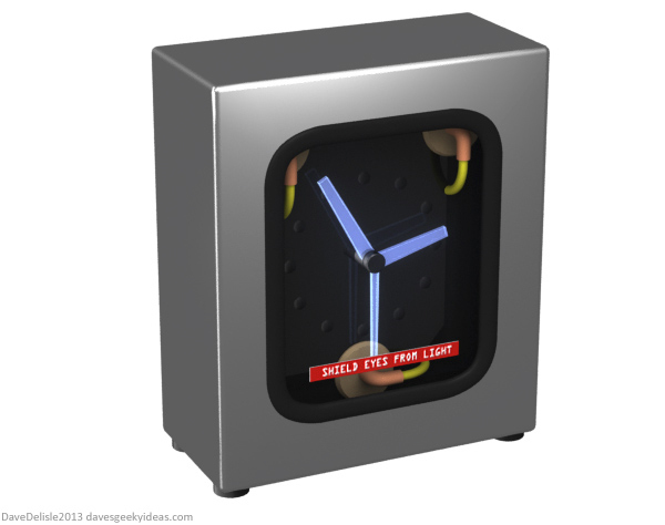 BTTF clock by Dave Delisle