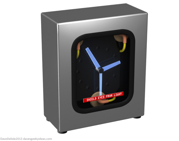 Flux Capacitor Clock by Dave's Geeky Ideas