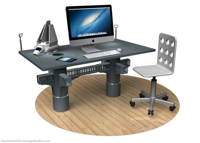 Star Wars desk by Dave's Geeky Ideas