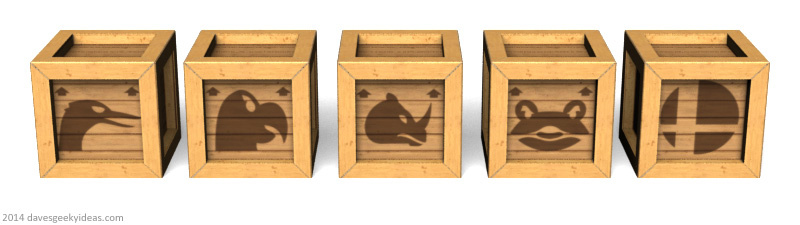 Donkey Kong Country papercraft by Dave's Geeky Ideas