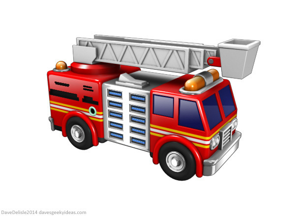 Toy Firetruck USB Hub