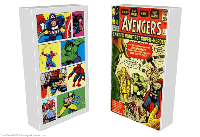 Comic Book Panel Shelves