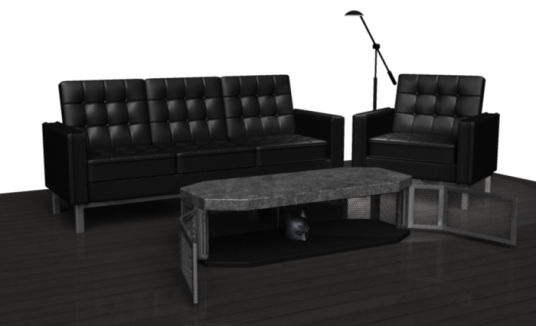 Batman Coffee Table design by davesgeekyideas