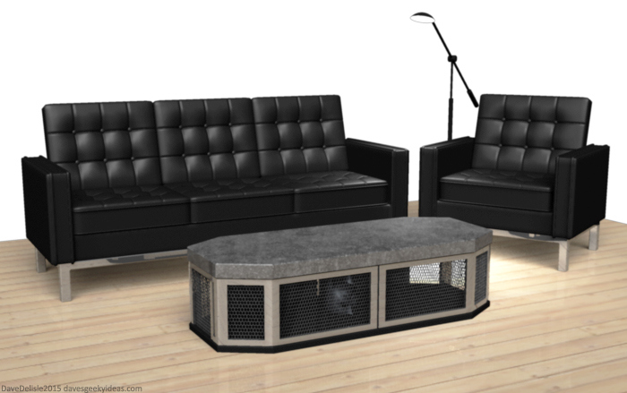 Batman Coffee Table design by davesgeekyideas