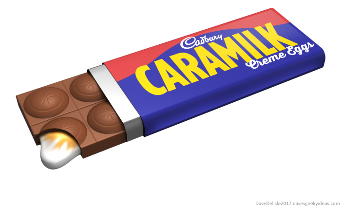 Cadbury Creme Egg Bar by Dave Delisle dave's geeky ideas