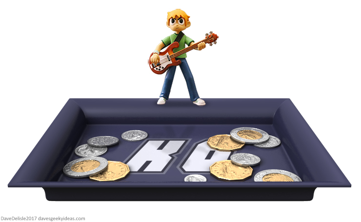 Scott Pilgrim coin dish by Dave's Geeky Ideas