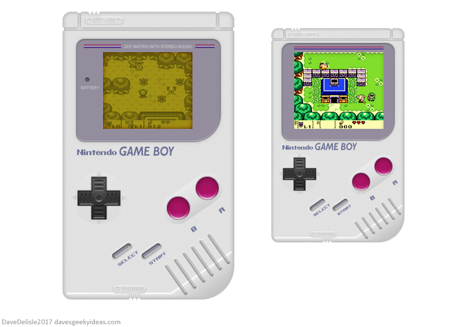 Game Boy Classic mockup by Dave Delisle