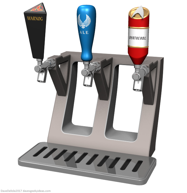 Star Trek beer tap dispenser by Dave Delisle