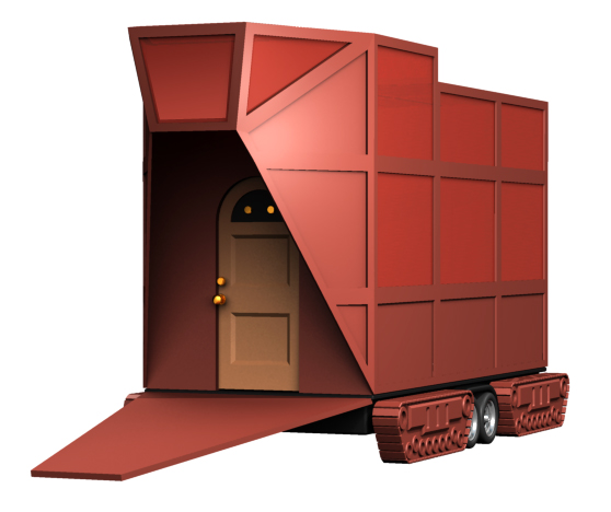 Jawa Doorway Sandcrawler by Dave Delisle