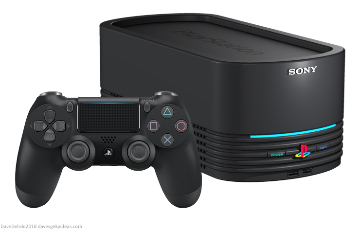 Playstation 5 PS5 Sony concept by Dave Delisle