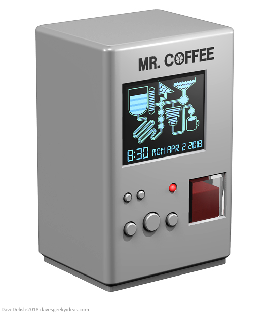 Spaceballs The Coffee Maker Machine design by Dave Delisle dave's geeky ideas davesgeekyideas