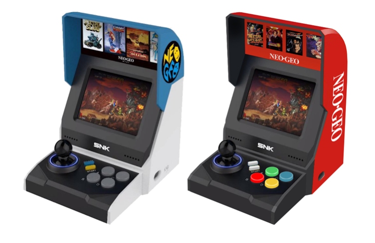 NEO GEO mini Red cabinet redesign by Dave Delisle