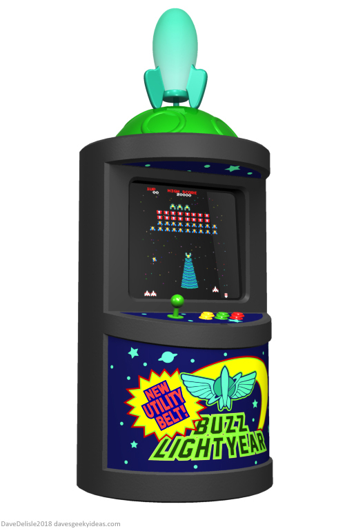 Buzz Lightyear Arcade Cabinet design by Dave Delisle davesgeekyideas