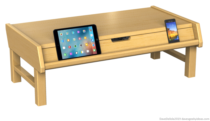 gadget-coffee-table-usb-charging-hub-easel-2019-dave-delisle-davesgeekyideas-2