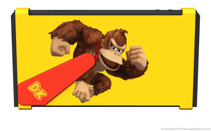 nintendo switch case design donkey kong nintendo 2019 dave delisle dave's geeky ideas davesgeekyideas