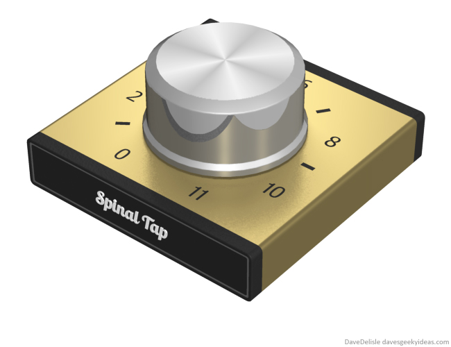 Spinal Tap USB Volume Knob goes to 11 2019 dave delisle davesgeekyideas dave's geeky ideas