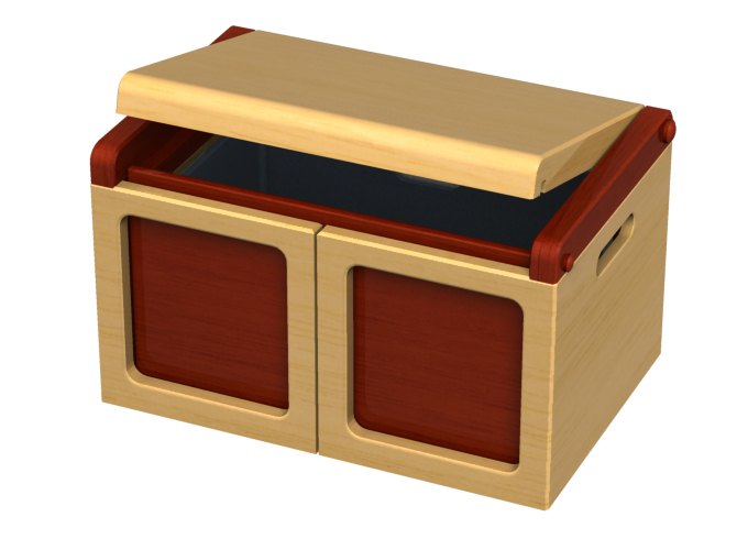 Toy Chest Transforms Into Playset Storage Dollhouse Trunk Chest 2019 dave delisle davesgeekyideas dave's geeky ideas