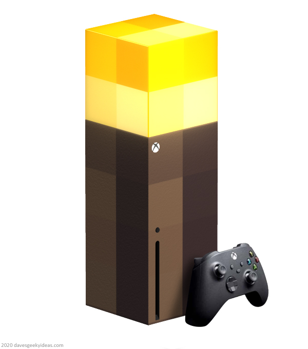 minecraft-torch-xbox-series-x-console-special-edition-2020-dave-delisle-davesgeekyideas