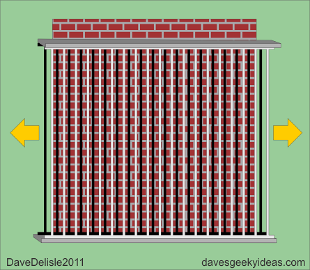 Anti-Graffiti Wall Vandalism-Proof Jail Bars sliding 
