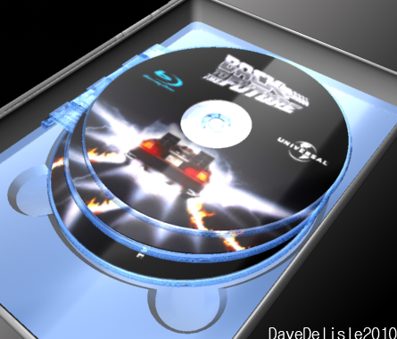 Back to the Future Blu-Ray case Flux Capacitor