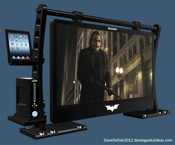 Warner Bros. HD TV Batman Joker LCD Display Dark Knight Dave Delisle davesgeekyideas.com